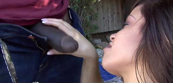  His huge ebony cock is making my mouth water